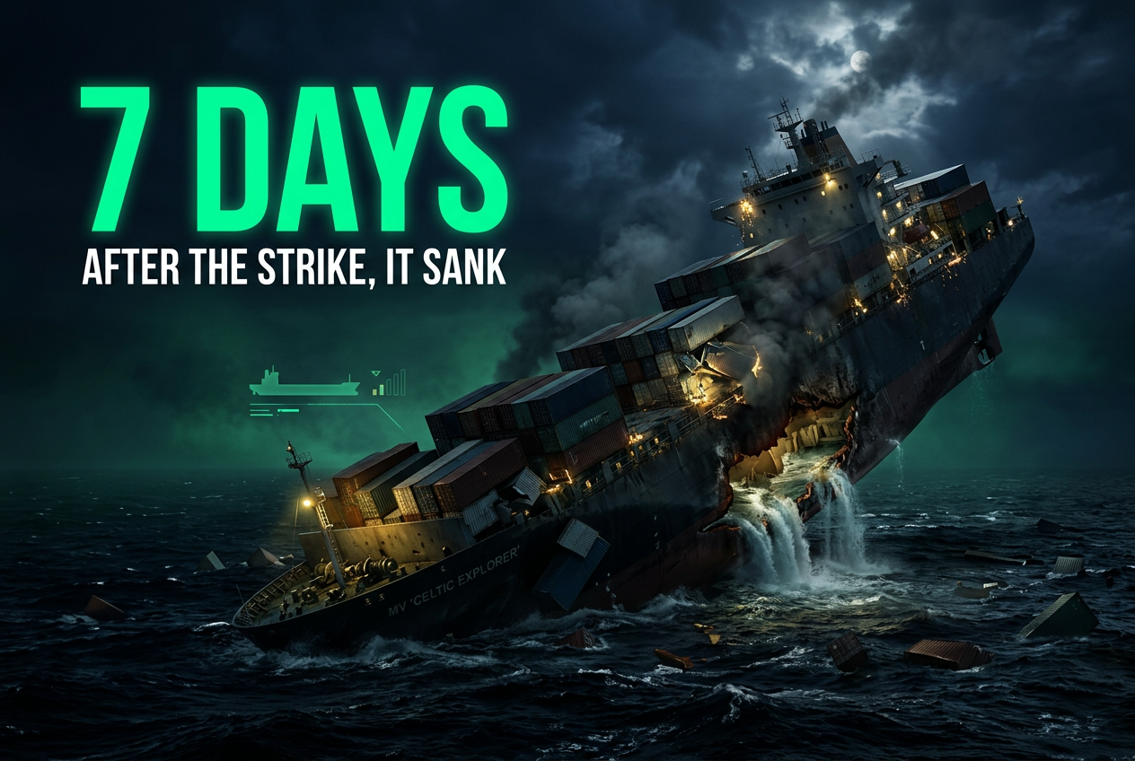 A Week-Delayed Sinking Shows War Risk Doesn't End When the Shooting Stops