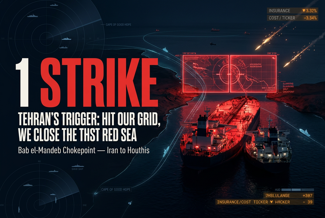 Iran's Contingency Plan: If We Get Hit, the Red Sea Closes