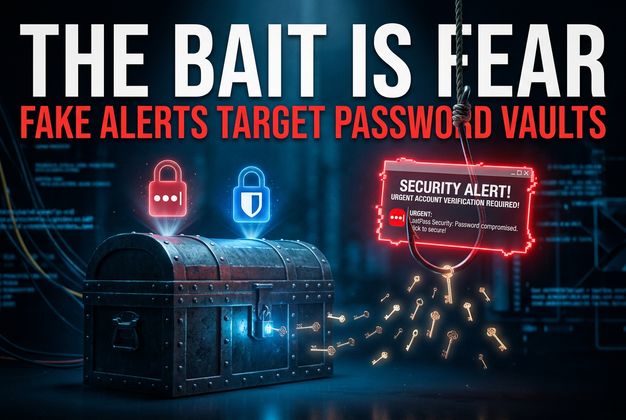 Fake 'Security Alert' Emails Target LastPass, Bitwarden Password Manager Users