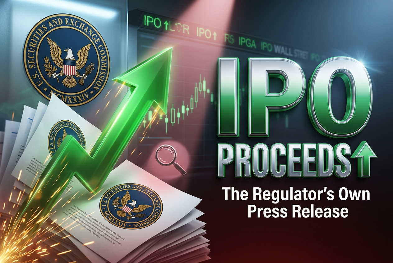 SEC's IPO Numbers Are Up. That's the Point of the Press Release.