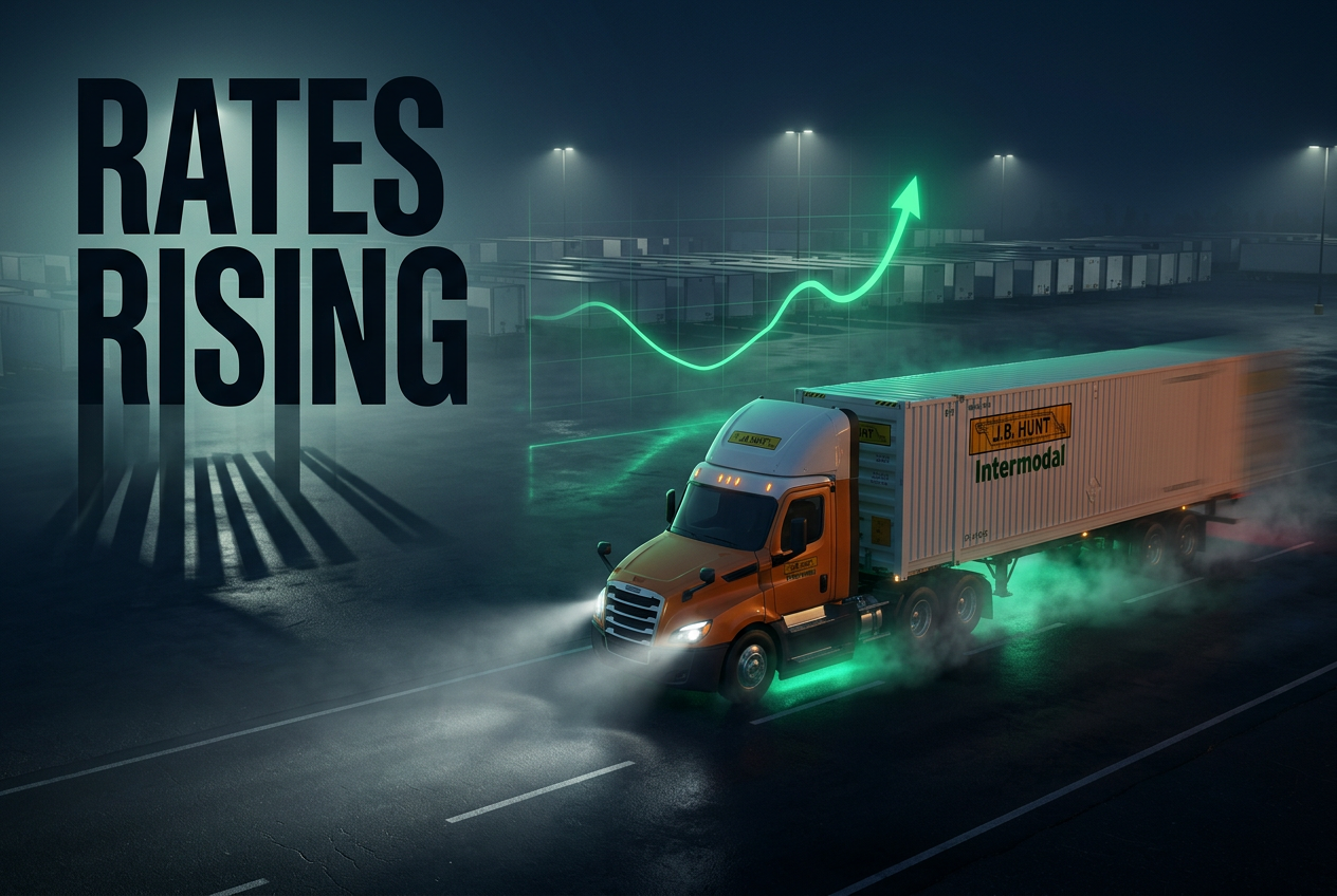 J.B. Hunt Says the Freight Slump Isn't Over — But Rates Are About to Bite Anyway