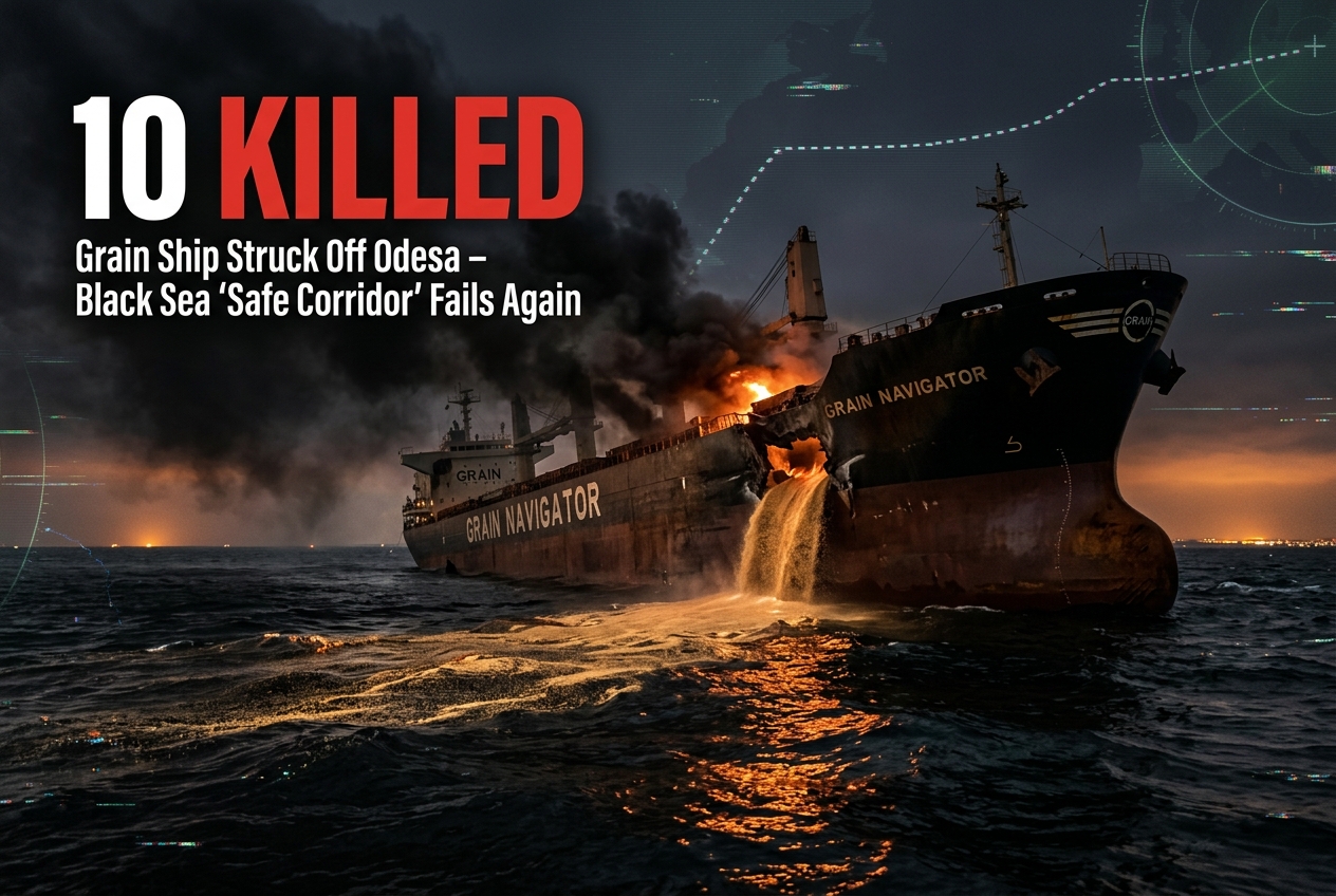 A Corn Ship Off Odesa Just Became a Casualty Statistic