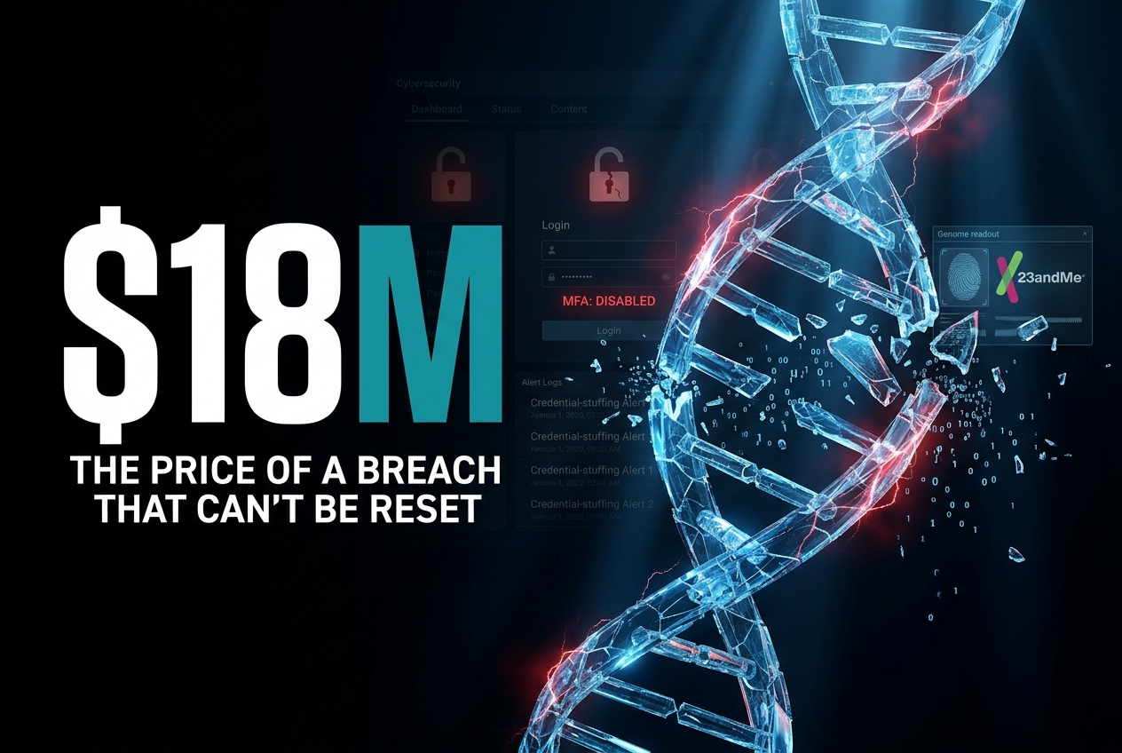 23andMe's $18M breach bill: the price of treating genetic data like a marketing list