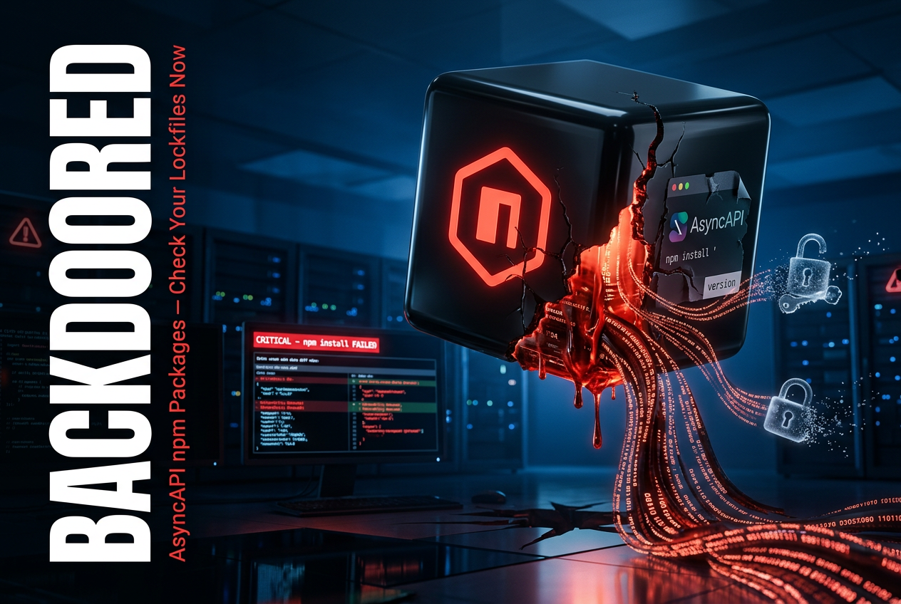 AsyncAPI's npm packages got backdoored — check your lockfiles now