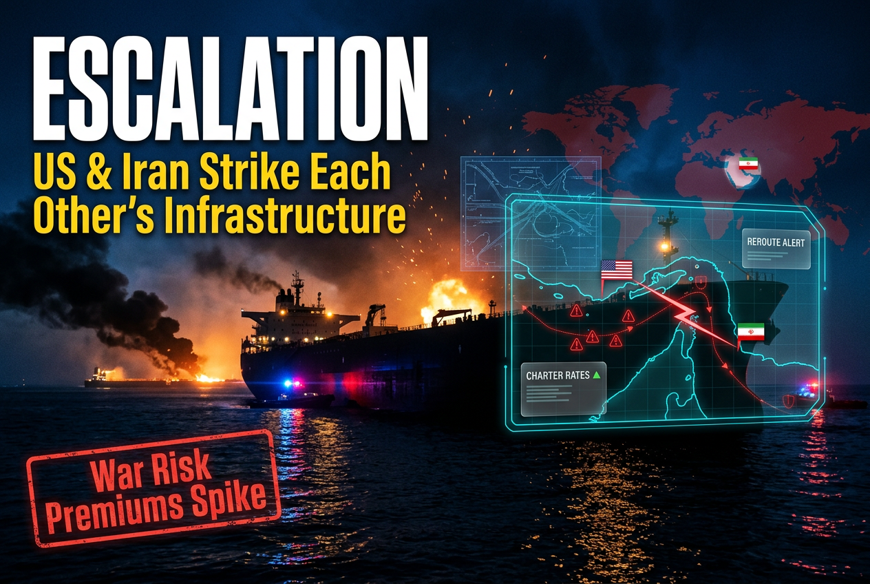 US, Iran Each Attack Infrastructure in Risky Escalation