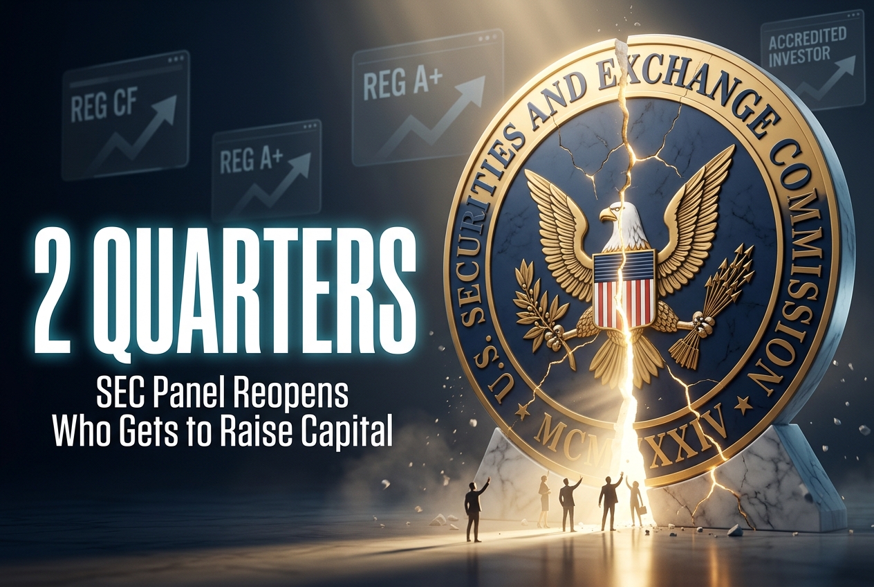 SEC's Small Business Panel Is About to Relitigate Who Gets to Raise Capital