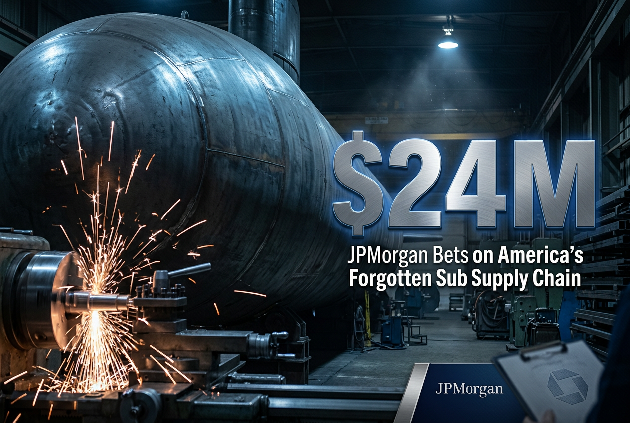 JPMorgan Puts $24M on the Table for the Sub Supply Chain America Forgot