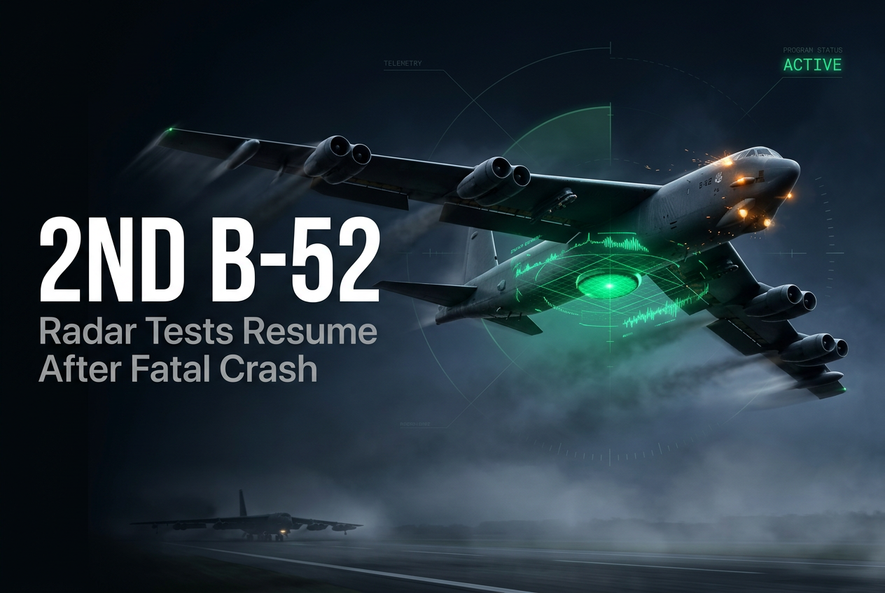 Air Force Puts a Second B-52 Back in the Radar-Testing Rotation